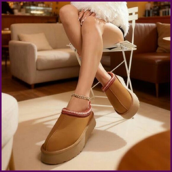 Women's Platform Slippers Memory Foam Arch Support Non-Slip Sole - Picture 3 of 7